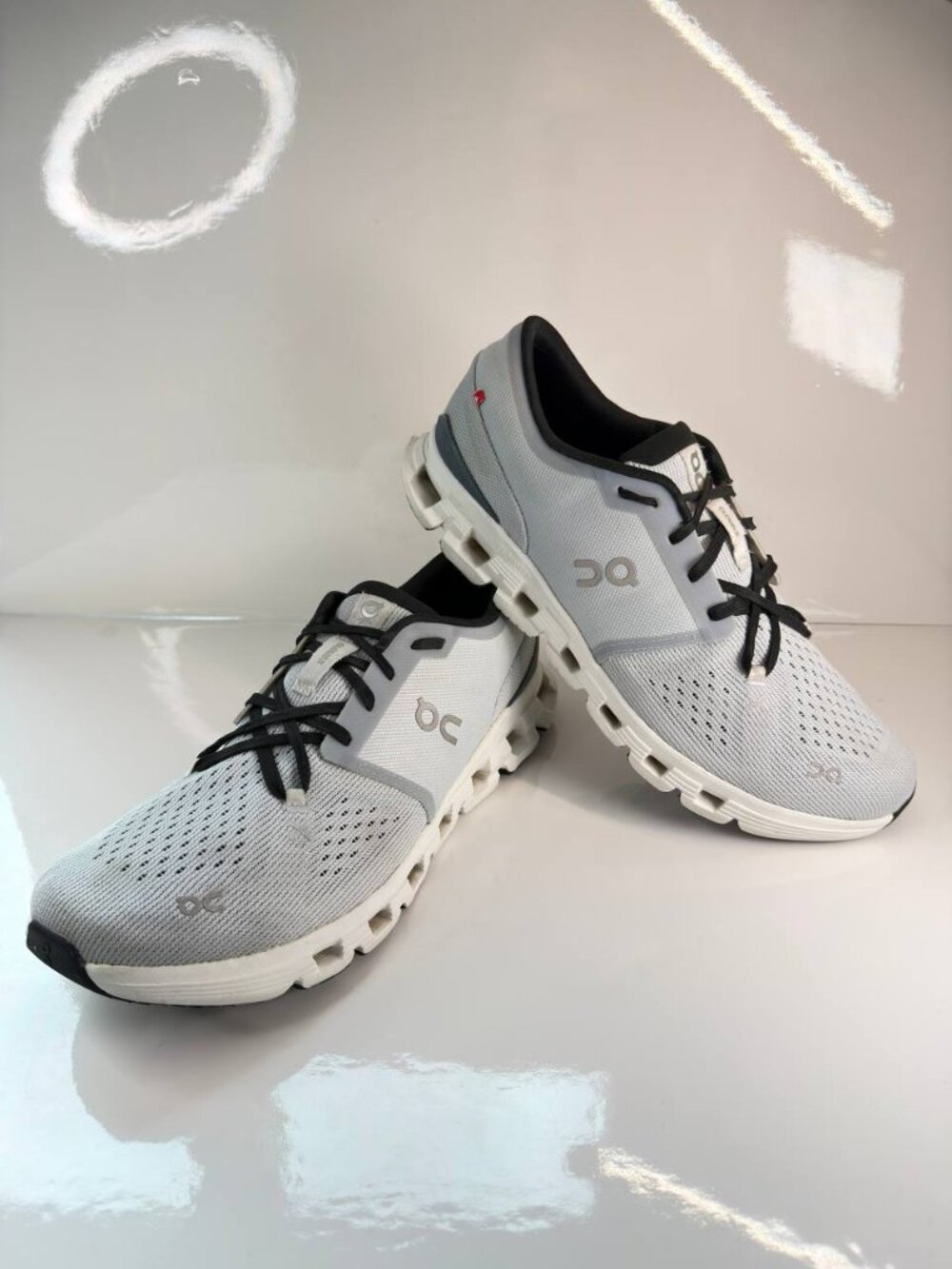 On Cloud 5 Running Shoes Light Grey White - Men’s US 12.5/ EU 47.5